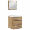 vidaXL Bathroom Furniture Set 2 pcs Artisan Oak Engineered Wood