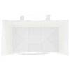 vidaXL Paper Bags 50 pcs with Handles White 15x8x21 cm