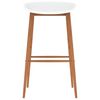 vidaXL 5 Piece Bar Set White