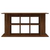 vidaXL Aquarium Stand Brown Oak 120x40x60 cm Engineered Wood