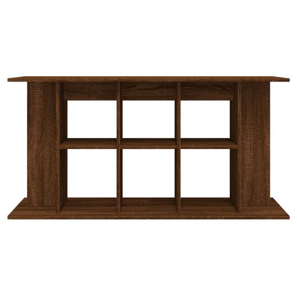 vidaXL Aquarium Stand Brown Oak 120x40x60 cm Engineered Wood