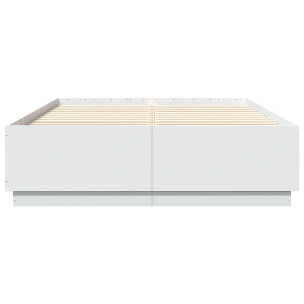 vidaXL Bed Frame without Mattress White 140x200 cm