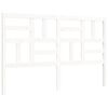 vidaXL Bed Frame without Mattress White 160x200 cm Solid Wood