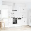 vidaXL 7 Piece Kitchen Cabinet Set Porto High Gloss White Engineered Wood