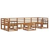 vidaXL Outdoor Sofa Set 8 pcs Natural Solid Acacia Wood