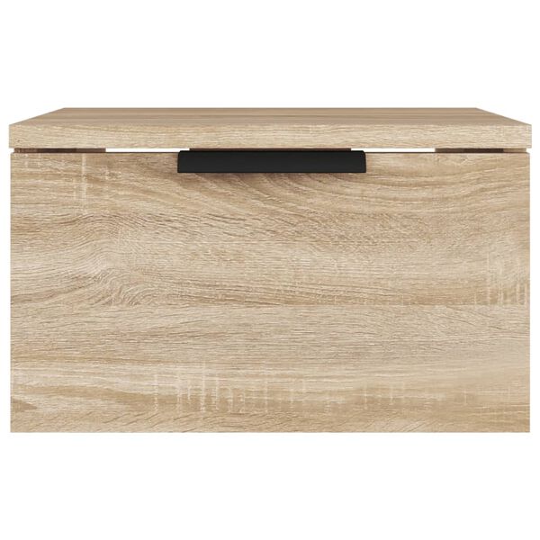 vidaXL Wall-mounted Bedside Cabinets 2 pcs Sonoma Oak 34x30x20 cm