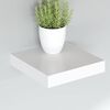 vidaXL Floating Wall Shelves 2 pcs White 23x23.5x3.8 cm MDF