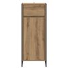 vidaXL Bathroom Cabinet Artisian Oak 40 x 30 x 100 cm Engineered Wood