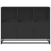 vidaXL Sideboard Black 100x35x76 cm Engineered Wood
