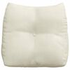 vidaXL Back Pillow Cream 45 x 24 x 50 cm Velvet