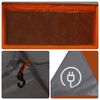 vidaXL Car Tent 4-Person Grey and Orange Waterproof