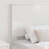 vidaXL Headboard with Headboard Gloss White 75 cm Engineered Wood