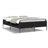 vidaXL Bed Frame without Mattress Black 160x200 cm