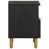 vidaXL Bedside Cabinet Black 40x33x46 cm Engineered Wood