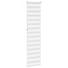 vidaXL Zebra Blind White 55x230 cm Fabric Width 50.9 cm Polyester