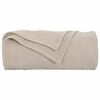 vidaXL Throw Blankets 6 pcs Beige 270 x 240 cm Fleece