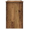 vidaXL Desk with Drawer Old Wood 100 x 50 x 76 cm Engineered Wood