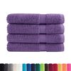 vidaXL Premium Towels SOLUND 4 pcs Purple 100x200 cm 600 gsm