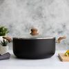 Livoo Sauce Pot Stone & Wood-look 28 cm 6 L Aluminium