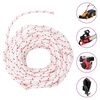 vidaXL Pull Starter Cord White and Red &Oslash;6 mm 10 m Nylon
