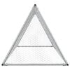 vidaXL Chicken Cage Silver 200x105x91 cm Galvanised Steel