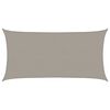 vidaXL Sunshade Sail 160 g/m&sup2; Rectangular Light Grey 3x6 m HDPE