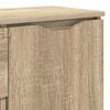 vidaXL Sideboard Sonoma Oak 100 x 30 x 65.6 Engineered Wood
