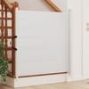 vidaXL Retractable Pet Gate White 82.5x125 cm