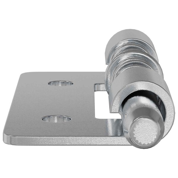 vidaXL Latch 12 pcs Silver 46 x 17 x 1.2 mm Steel