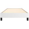 vidaXL Bed Frame without Mattress White 90x190 cm Single Single Faux Leather