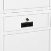 vidaXL Office Cabinet White 90x40x180 cm Steel