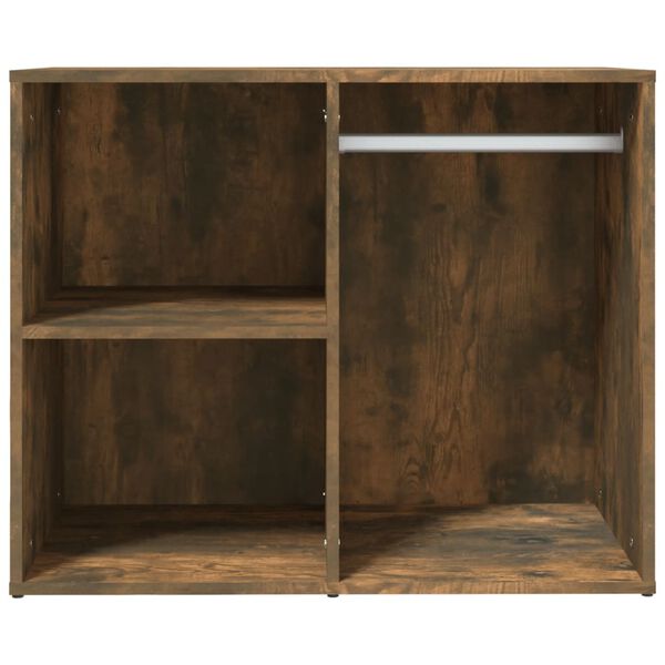 vidaXL Dressing Cabinet Smoked Oak 80x40x65 cm Engineered Wood