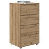 vidaXL Storage Cabinets 2 pcs Artisan Oak 60 x 48 x 105 cm
