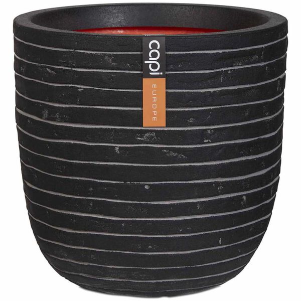 Capi Egg Planter Nature Row 43x41 cm Anthracite PKRWZ933
