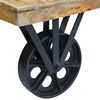 vidaXL Coffee Table Mango Wood 120x60x30 cm