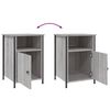 vidaXL Bedside Cabinets 2 pcs Grey Sonoma 40x42x60 cm Engineered Wood