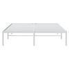 vidaXL Metal Bed Frame without Mattress White 150x200cm