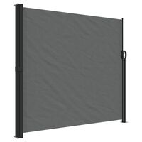vidaXL Retractable Side Awning Anthracite 180x500 cm