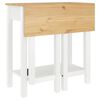 vidaXL 5 Piece Bar Set White Solid Wood Pine