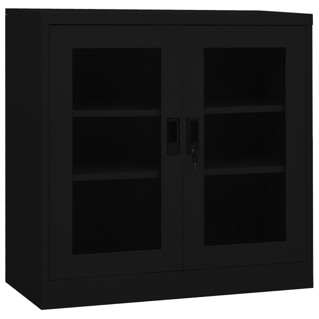Office discount cabinet black