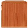 vidaXL Wall Cabinet Wax Brown 60 x 30 x 30 cm Solid Pine Wood
