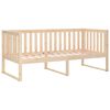 vidaXL Day Bed without Mattress 90x190 cm Single Solid Wood Pine