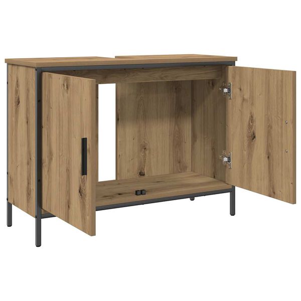 vidaXL Sink Cabinet Artisan Oak 80x30x60 cm Engineered Wood