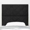 vidaXL Headboard Height Adjustable with Headboard Black 100 cm Velvet