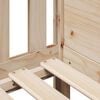 vidaXL Kids' House Bed Frame without Mattress 80x160 cm Pine