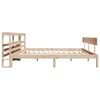 vidaXL Bed Frame without Mattress 200x200 cm Solid Wood Pine