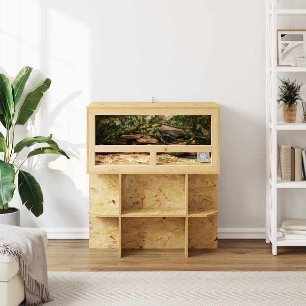 vidaXL Terrarium Brown 80 x 40 x 90 cm OSB