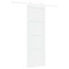 vidaXL Sliding Door 73.5 x 211 cm Engineered Wood White