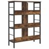 vidaXL Bookshelf Smoked Oak 82 x 32 x 112 cm Engineered Wood