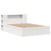 vidaXL Bed Frame without Mattress White 140x200 cm Solid Wood Pine